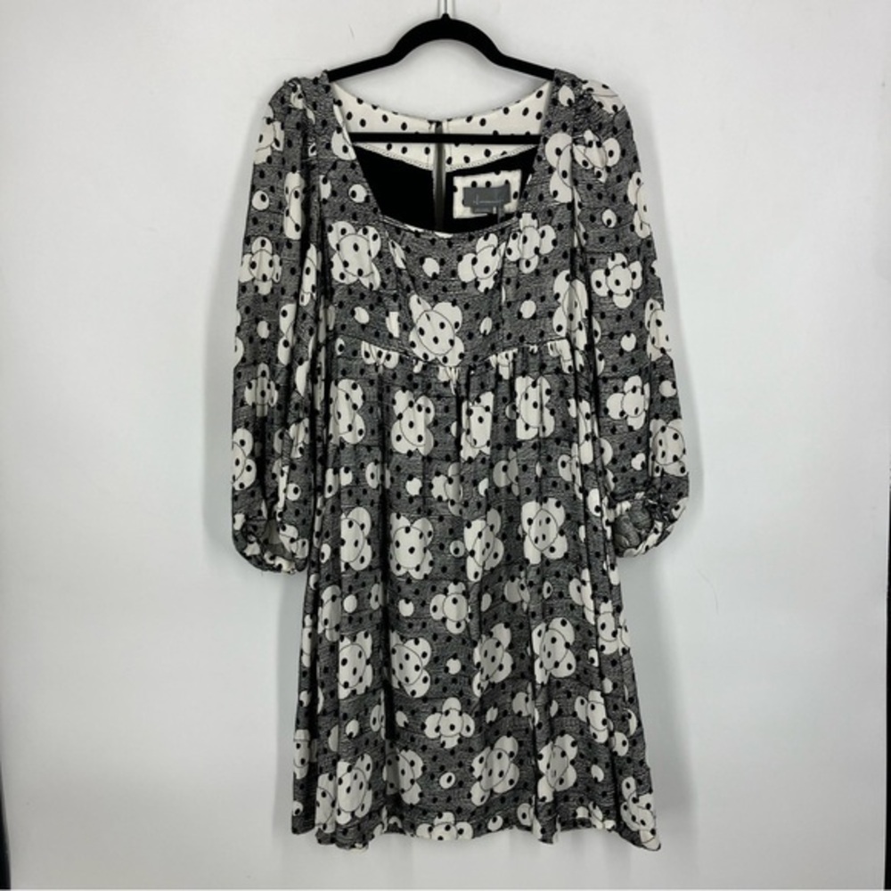 Anthropologie Jane Textured‎ Babydoll Dress - Picture 3 of 5